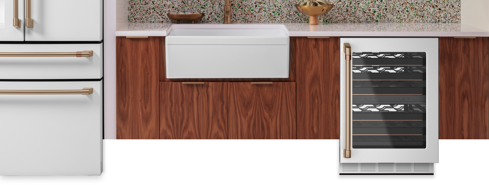 Wine and Beverage Centers with Customizable Hardware Cafe