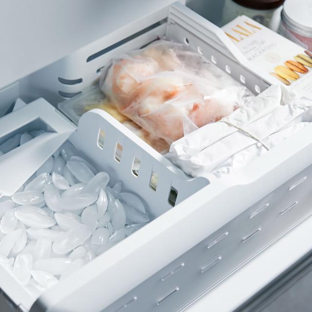 freezer drawer packaged foods