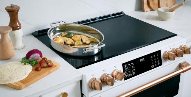 Top of induction range
